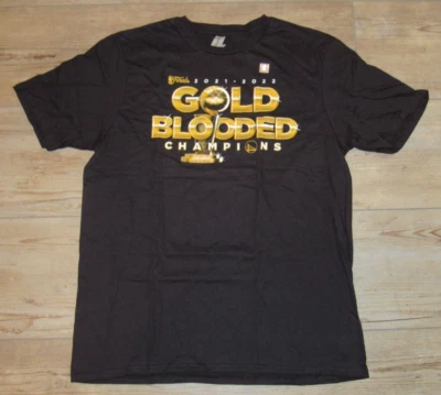 Fanatics Golden State Warriors Gold Blooded NBA Champions 2022 Shirt Men's Large - Image 1 of 2