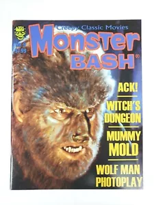 MONSTER BASH Magazine #9 Creepy Classic Movies 2009 Ron Adams - Picture 1 of 4