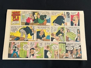 #H04 THERE OUGHTA BE A LAW Lot of 4 Sunday Half Page Comic Strips 1956 - Bild 1 von 4