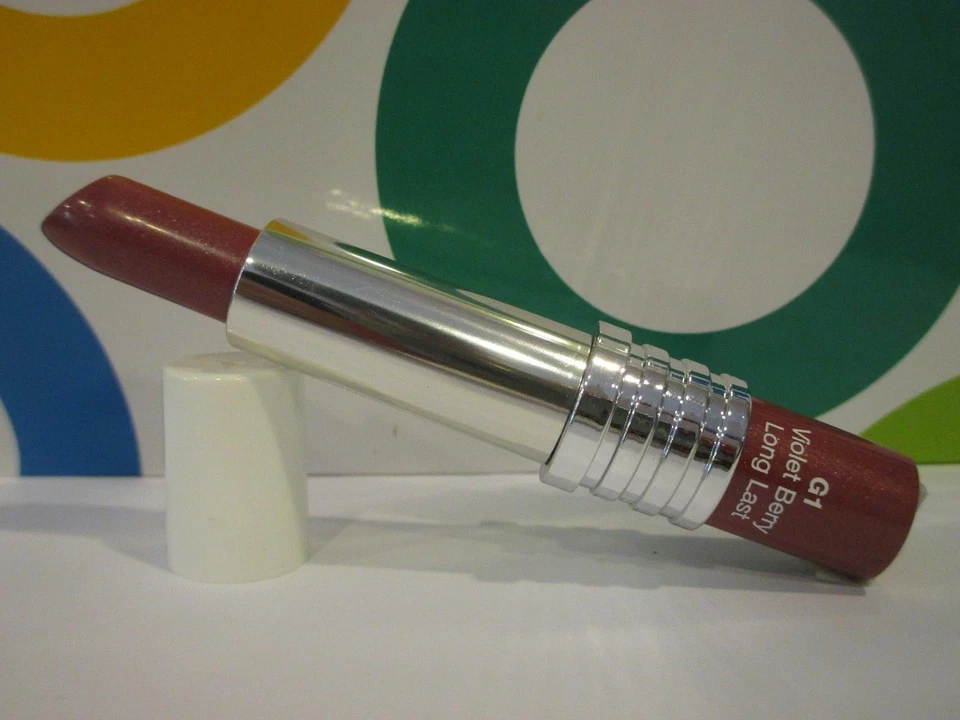 CLÍNICA ~ LÁPIZ LABIAL DE LARGA DURACIÓN ~ # G1 BAYA VIOLETA ~ ESTUCHE PROBADOR DE 0,14 OZ / SIN CAJA Foto 1 de 1