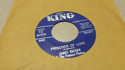 JAMES BROWN & THE FAMOUS FLAMES - PRISONER OF LOVE/ CHOO-CHOO -R&B,  45 RECORD Foto 1 de 2