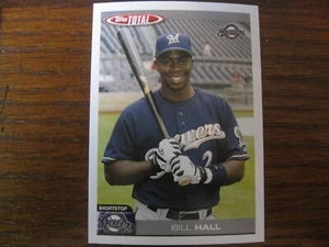 Topps Total Bill Hall #458 2004 Milwaukee Brewers como nuevo - Imagen 1 de 2
