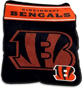 Manta Cincinnati Bengals 60x80 Raschel Throw - Imagen 1 de 1