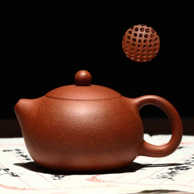 Tetera Hecha a Mano Marcada Real Yixing Zisha Jiangpo Arcilla Xishi Pot 188 Agujeros Bola Foto 1 de 4