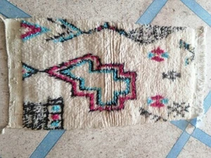 Tapis Rugs Vintage Authentic Berber Carpet Moroccan Handmade Rug Wool Area Rug c - Picture 1 of 9