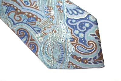 Corbata de seda GIANNI BUTTI hecha en Italia F46550 Foto 1 de 4