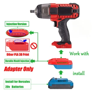Adapter Suitable fits Hercules 20v Li-lon Battery To for Bauer 20v Cordless Tool - Picture 1 of 6