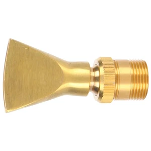 Boquilla de fuente de chorro de ventilador estrecho ajustable de latón G1/2 G3/4 rosca macho hembra - Imagen 1 de 12