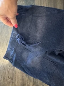 Aerie Size Medium Girls Blue Leggings Soft Cotton - Picture 1 of 4