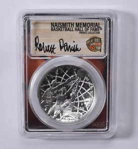 PR70 2020-P ROBERT PARISH SIGNED Basketball HOF Commemorative Dollar PCGS *0140 - Picture 1 of 5