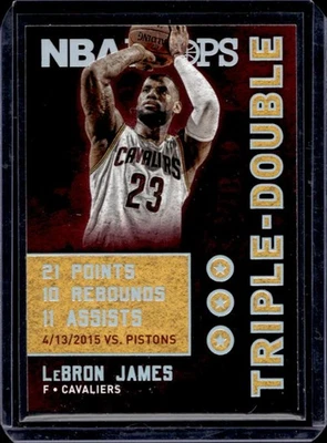 2015-16 Hoops LeBron James Triple Double #45 Cavaliers - Image 1 of 2
