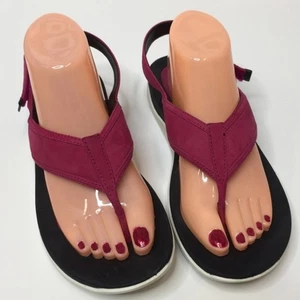 Clark’s fuscia sandals with backstrap size 9 - Picture 1 of 8