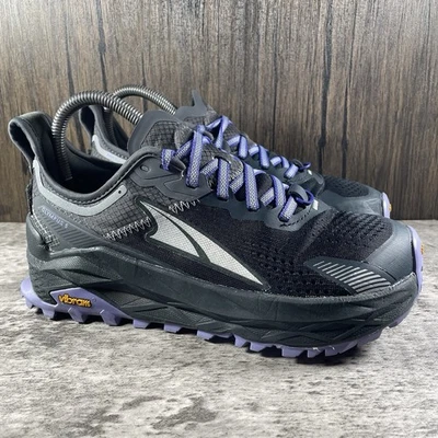 Tênis Altra Olympus 5 Trilha de Caminhada Atlético Preto Roxo Feminino Tamanho 7 - Imagem 1 de 4