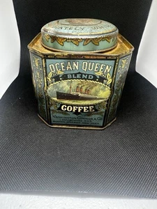 Ocean Queen Coffee Tin - Picture 1 of 7