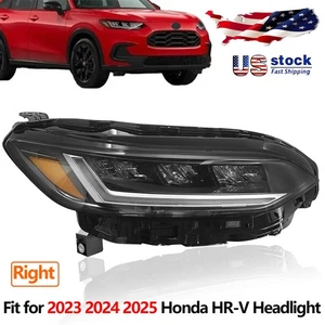 LED Headlight Assembly for 2023 2024 2025 Honda HR-V HRV Right Passenger Side RH - Picture 1 of 14