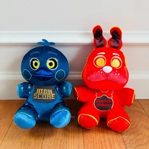 Funko Plush Set of  2 Five Nights at Freddys High Score Chica & System Error Bon - Picture 1 of 3