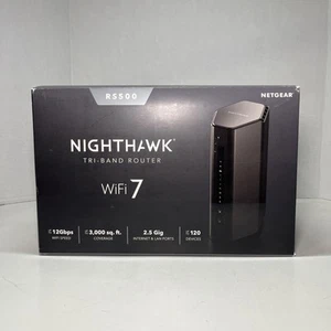 Netgear Nighthawk RS500 BE12000 WiFi 7 Router 12Gbps 6Ghz Tri-Band 2,5Gb WAN - Bild 1 von 7