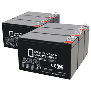 Mighty Max 12V 9AH NB SLA Battery Replaces Generac Generators 5940-0 - 6 Pack - Picture 1 of 6