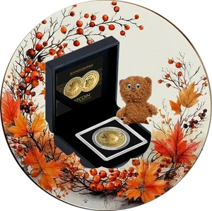 NUR WENIGE VERFÜGBAR – Reines Gold – Bitcoin-Münze 999/1000 Gold - Bild 1 von 5