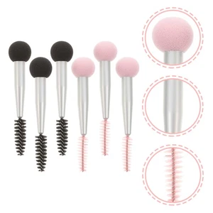 6 Pcs Sponge Applicator Eyeshadow Applicators Mushroom Head Brush - Picture 1 of 12