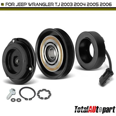 Kit de embrague compresor de aire acondicionado para Jeep Wrangler TJ 2003 2004 2005-2006 L4 2,4 L Foto 1 de 4