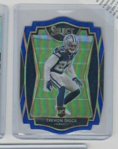 TREVON DIGGS '20 SELECT PREMIER LEVEL BLUE PRIZM DIE CUT ROOKIE-GRAB IT TODAY! - Picture 1 of 12