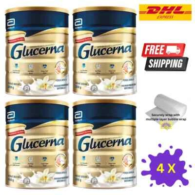 4 X Glucerna Triple Care 800 g leche en polvo para diabéticos sabor vainilla-DHL EXPRESS Foto 1 de 4