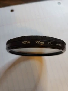 HOYA 72mm PL Polarizing Filter Lens - Made in Japan - Picture 1 of 5
