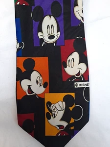 Mickey Mouse Tie Picasso Handmade 61in By 4in - Picture 1 of 5
