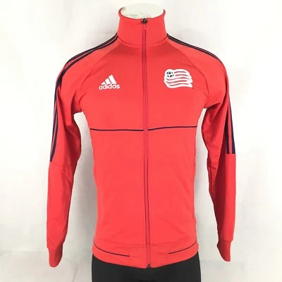 MLS Adidas New England Revolution Full-Zip Anthem Jacket Mens Small B47819 - Image 1 of 4