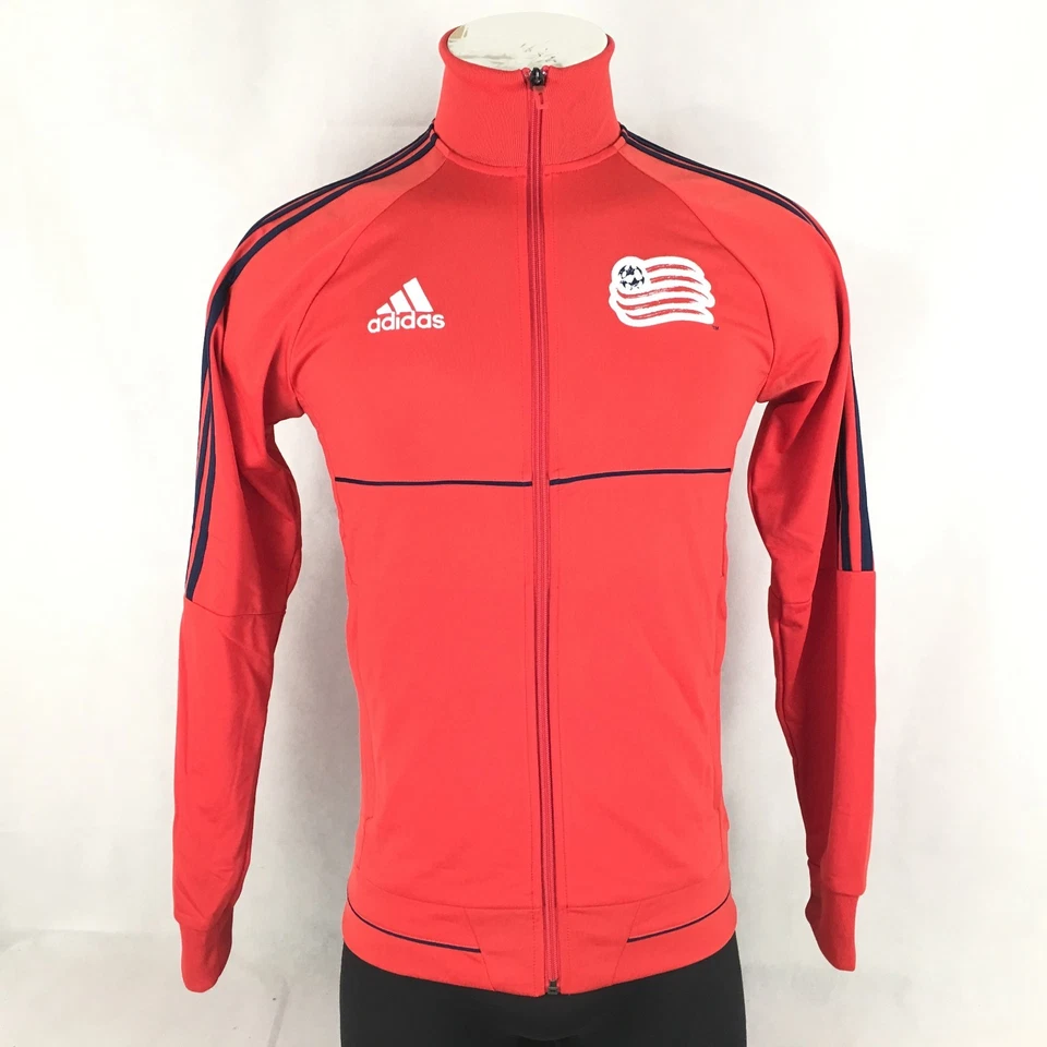 MLS Adidas New England Revolution Full-Zip Anthem Jacket Mens Small B47819 - Image 1 of 4
