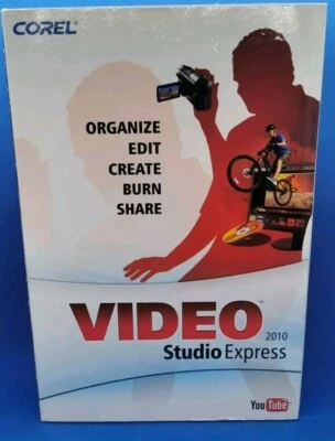 Corel VideoStudio Express 2010 PC Big Box  - Easy Pro Video Editing Software - Image 1 of 4