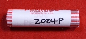 Centavo Lincoln Shield 2024-P rollo de 50 monedas rollos sin circular - Imagen 1 de 1