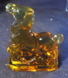 Joey Horse glowy Boyd glass golden delight crystal - Picture 1 of 5