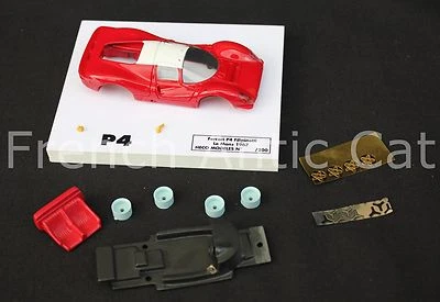 OT'' Voiture Ferrari P4 Le Mans Filipinetti 1967  rouge 1/43 Heco modeles 200 Ex - Photo 1/4