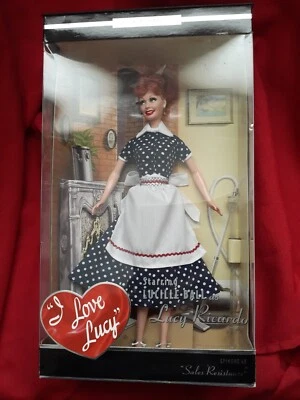 Muñeca Barbie I Love Lucy Episodio 45 Sales Resistance Edición Coleccionista NRFB Foto 1 de 4