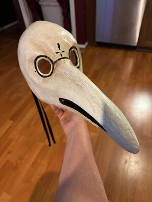 One of a Kind Autographed Sergio Boldrin Venetian Doctor Mask - Image 1 of 4