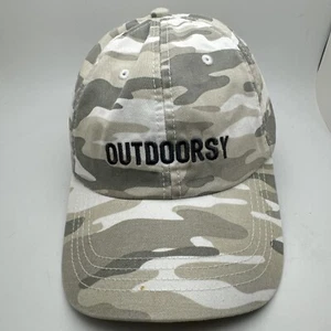 State Of Mine Camo Outdoorsy Baseball Cap Hat Adjustable Strap Adventure Hat G69 - Picture 1 of 5