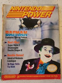 Nintendo Power Magazine Vol 10 Ene/Feb 1990 NES Batman Con P&oacute;ster/Insertos