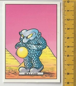 ASTRO MONSTERS 1992 SL italy card carta BALOR - Saggi - Imagen 1 de 2