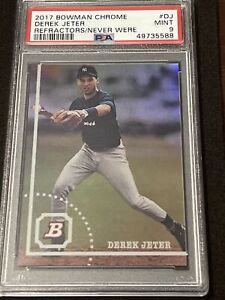 Bowman Derek Jeter Baseball Serial Numbered Sports Trading Cards 