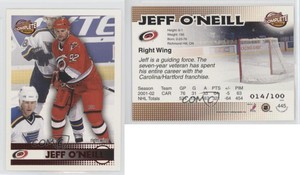 2002-03 Pacific Complete Red /100 Jeff O'Neill #445