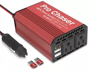 400W Power Inverters for Vehicles - DC 12v to 110v AC Car Inverter Converter - Picture 1 of 6