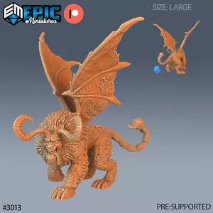 Manticore Classic | Epic Miniatures | RPG D&D Pathfinder Wargaming - Picture 1 of 1