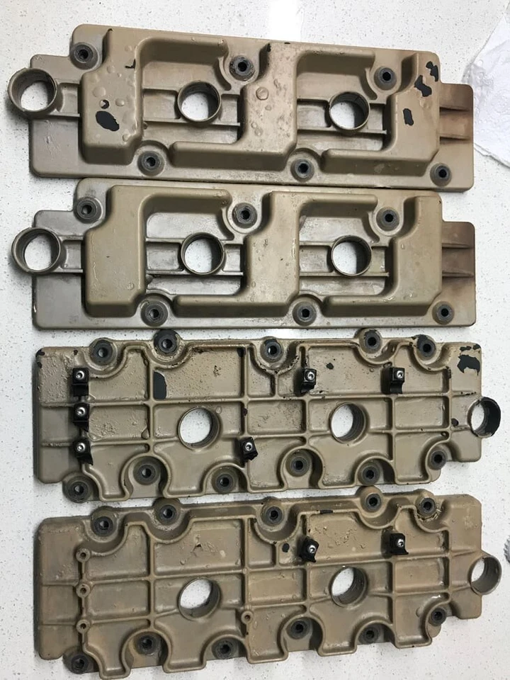 Cubiertas de válvula de magnesio superior e inferior para Porsche 911 964 993 3.6 (1989-1994) OEM Foto 1 de 1