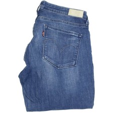 Levi's Women Blue Skinny Slim Stretch Jeans W29 L34 (49162)