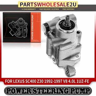 Power Steering Pump w/o Pulley for Lexus SC400 Z30 1992-97 4.0L 1UZ-FE 21-5877 Foto 1 de 4