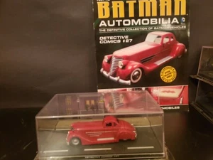 BATMAN AUTOMOBLIA #12 DETECTIVE COMICS # 27 1:43 DIECAST BATMOBILE EAGLEMOSS 3D - Picture 1 of 7