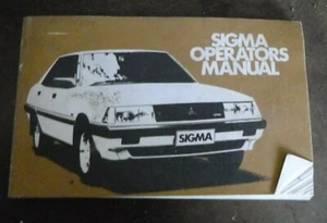 Mitsubishi Sigma GJ Owners Manual (printed september 1983) - Picture 1 of 3