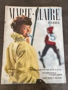 MARIE CLAIRE Nr. 28 02/1957 Gina Lollobrigida Zeitschrift Mode Nähen Damen H6 - Bild 1 von 1